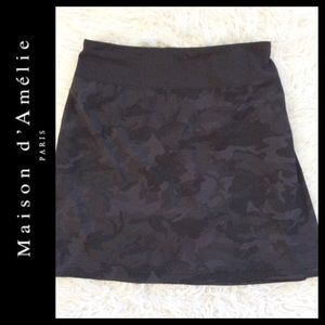 NWOT Anthropologie Madison D’Amelie Camo Skort